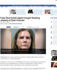 Fake Real Estate Agent Caught Stealing Jewelry at Open Houses - One